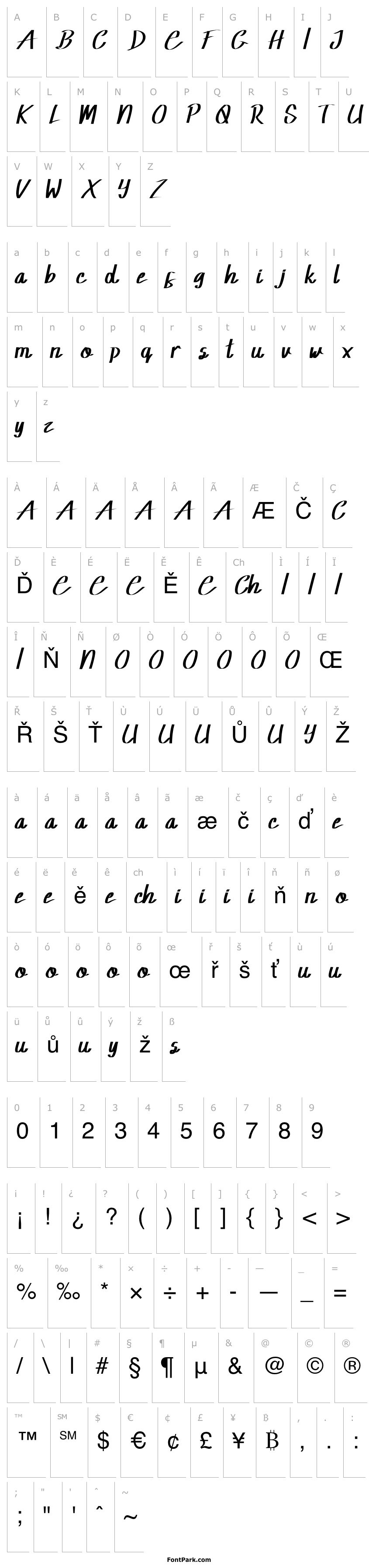 Overview Rowland Demo Caligraphy