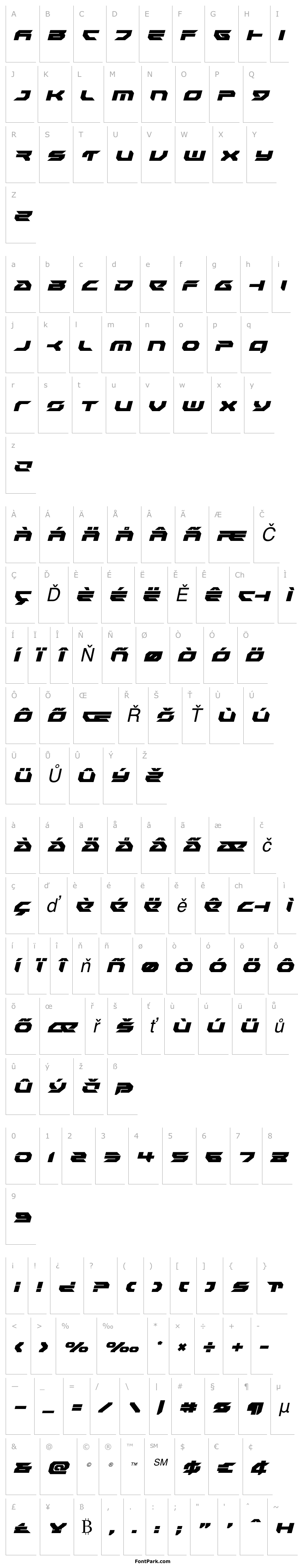 Přehled Royal Samurai Italic