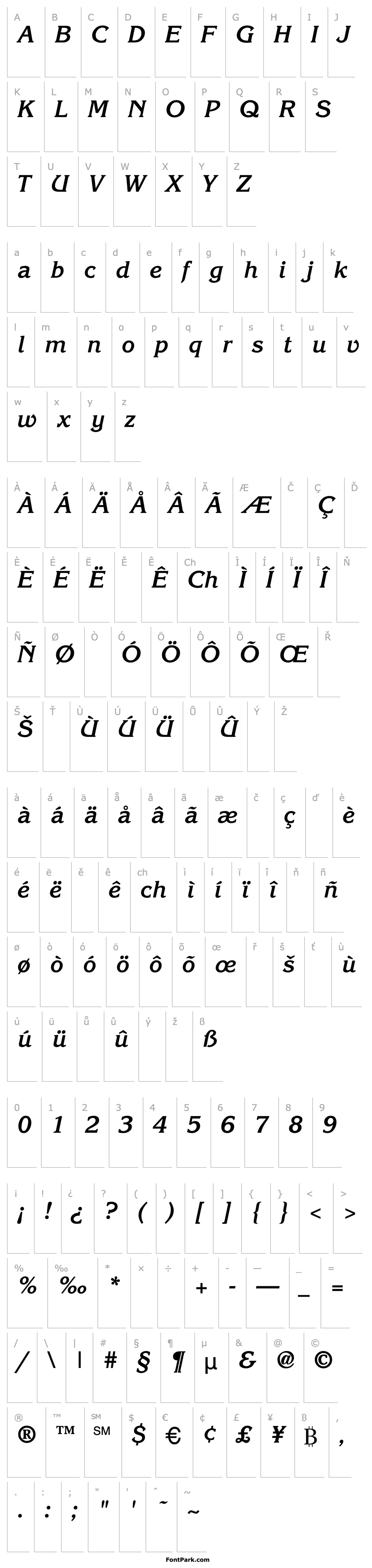 Overview RRLight Thick Italic