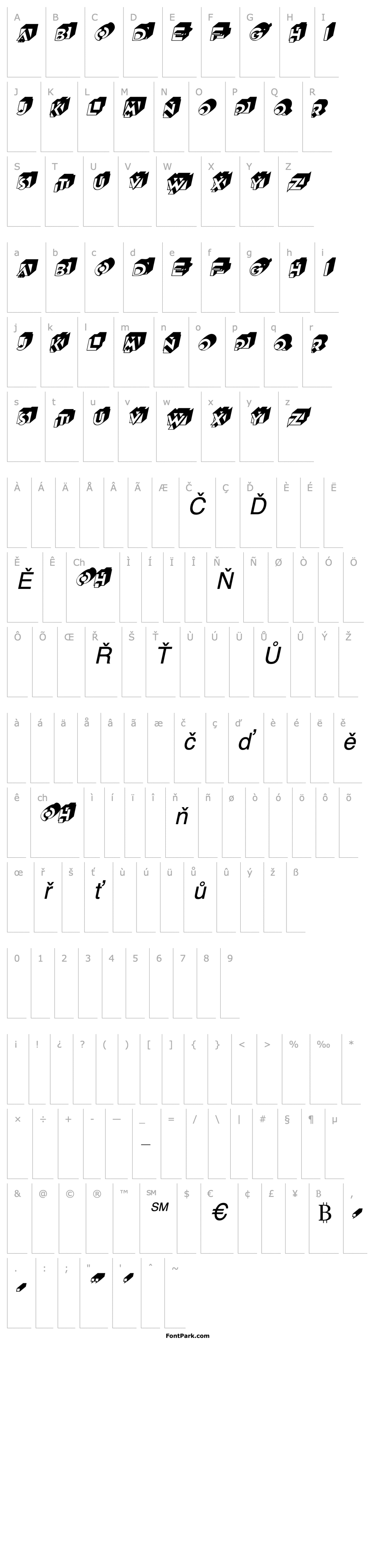 Přehled Rubiks Italic