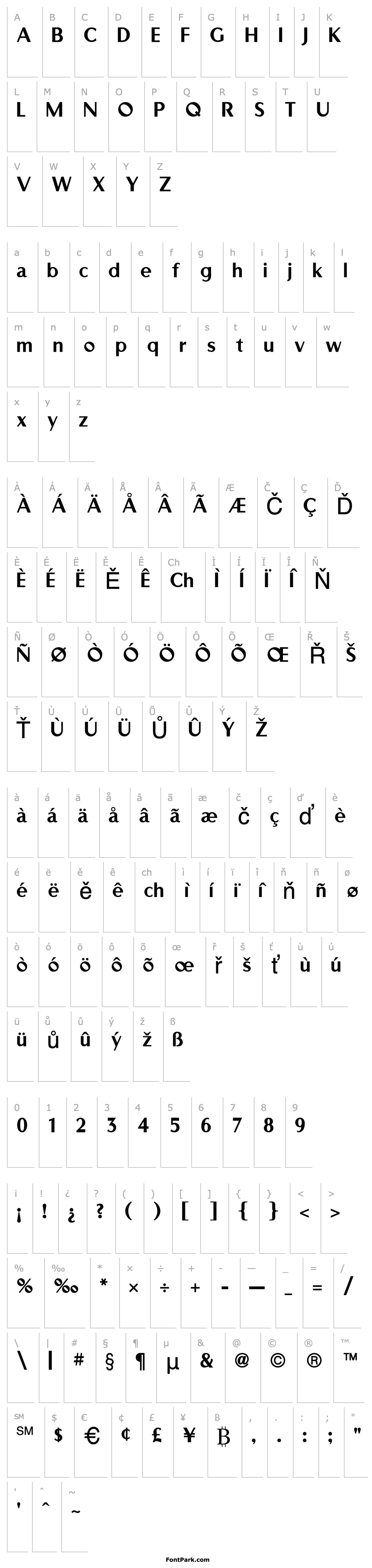 Overview RubinoSansICG-Fill