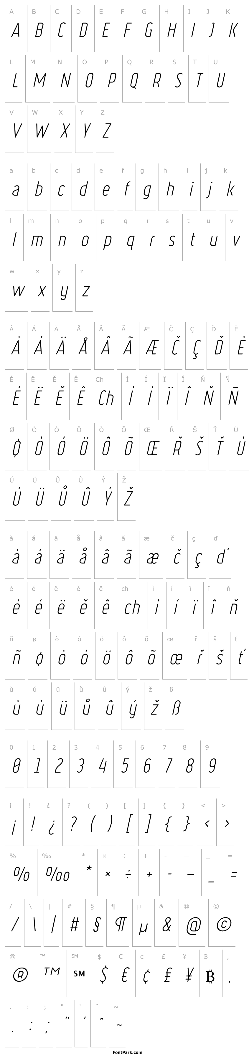 Overview Ruler Light Italic