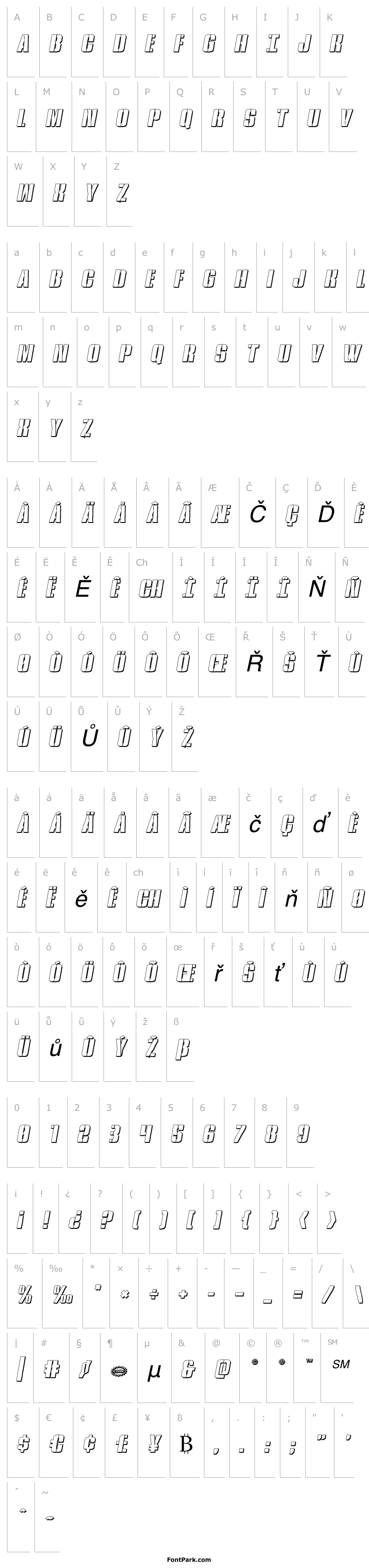 Přehled Rumble Tumble 3D Italic