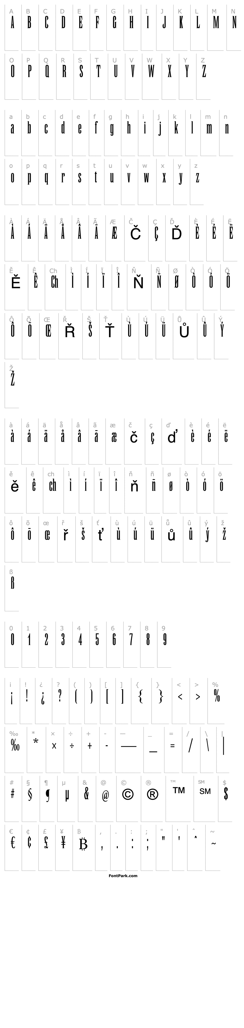 Overview RunicMTStd-Condensed