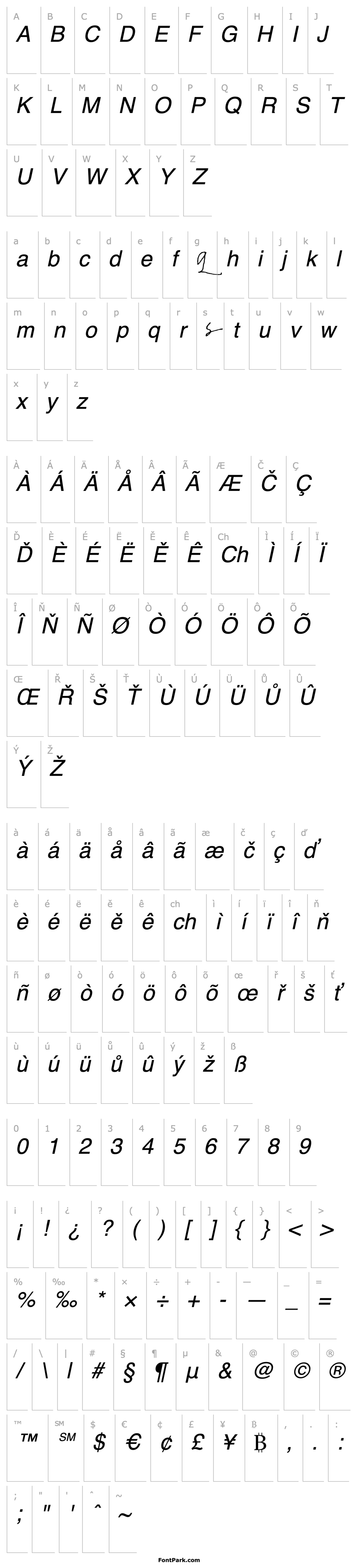 Overview RussellInformalAlternates-Oblique