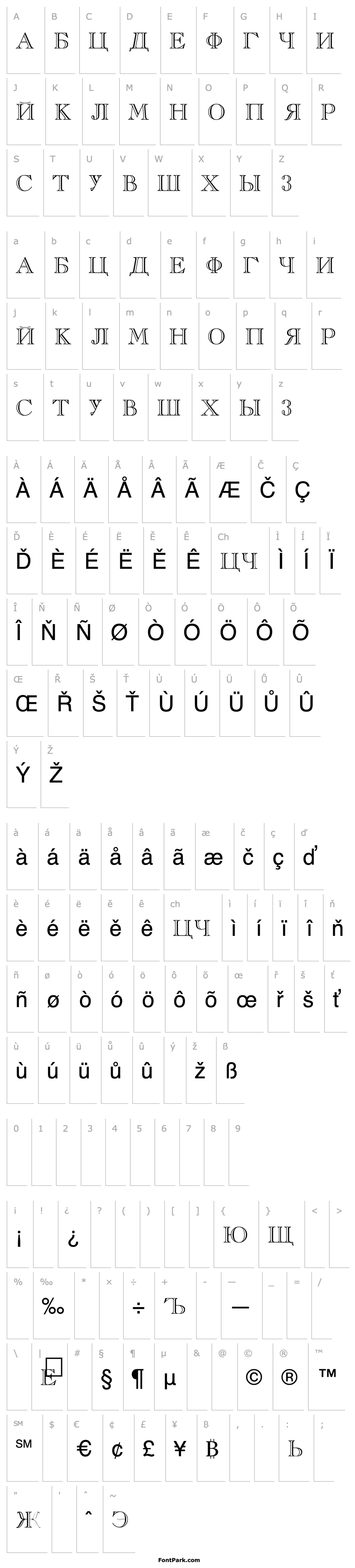 Overview Russkij Regular