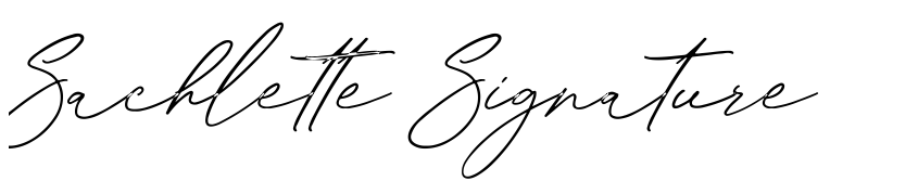 Preview Sachlette Signature