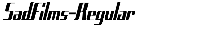 Preview SadFilms-Regular