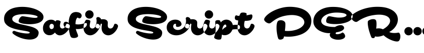 Preview Safir Script PERSONAL USE ONLY