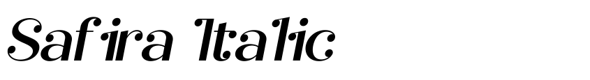 Preview Safira Italic