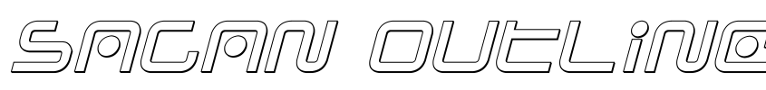 Preview Sagan Outline Italic