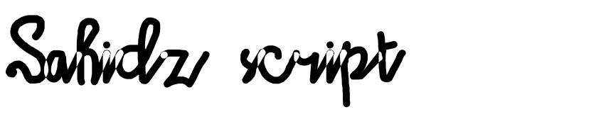 Preview Sahidz script