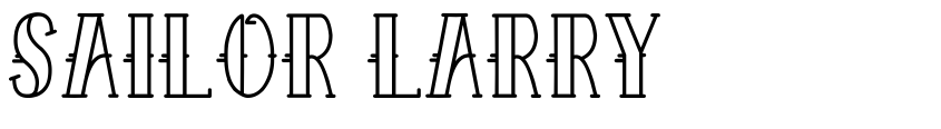 Font Sailor Larry by Unknown
