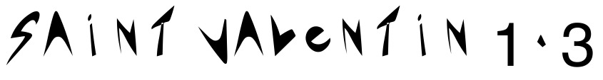 Font Saint Valentin 1.3 by Léa Morand - Aléalaplage