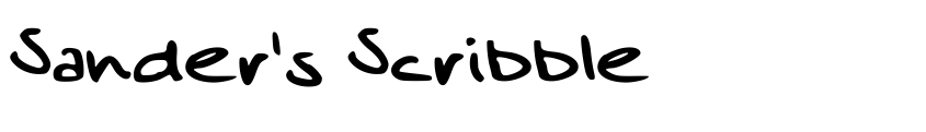 Preview Sander's Scribble