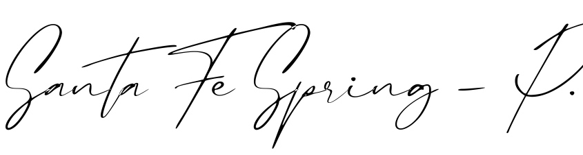 Preview Santa Fe Spring - Personal Use