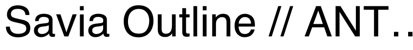 Preview Savia Outline // ANTIPIXEL.COM.AR
