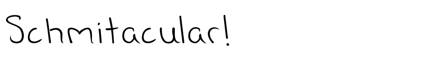 Preview Schmitacular!