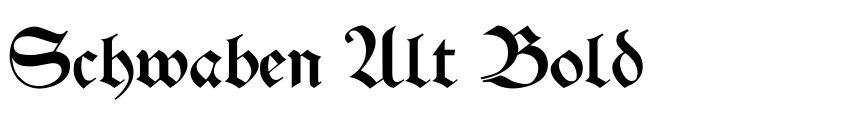 Preview Schwaben Alt Bold