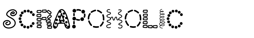 Font ScrapOHolic by Unknown