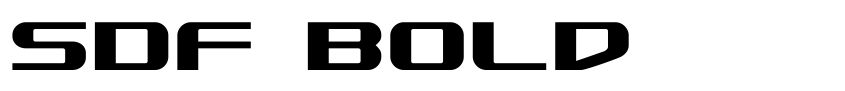 Preview SDF Bold
