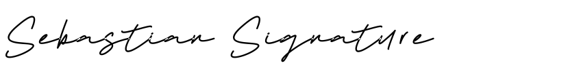 Preview Sebastian Signature
