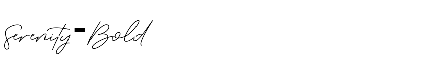 Preview Serenity-Bold