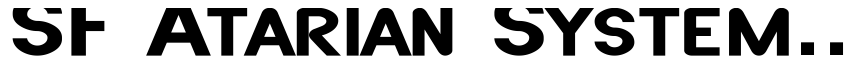 Preview SF Atarian System Extended Bold