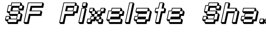 Preview SF Pixelate Shaded Oblique