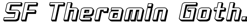 Preview SF Theramin Gothic Shaded Oblique