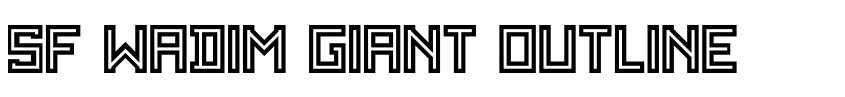 Preview SF WADIM GIANT OUTLINE