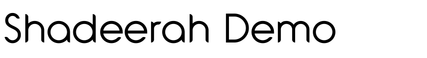 Preview Shadeerah Demo