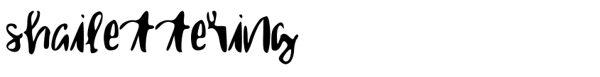 Preview shailettering