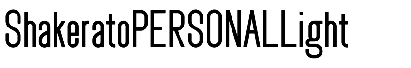 Preview ShakeratoPERSONALLight