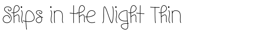 Preview Ships in the Night Thin