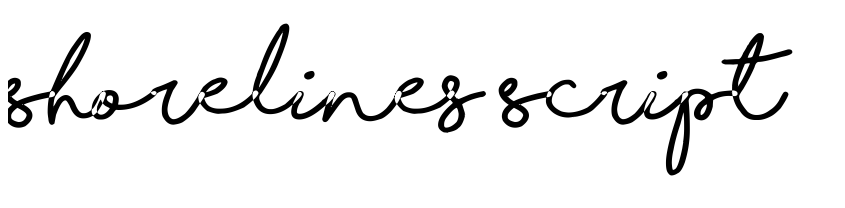 Preview Shorelines Script Bold