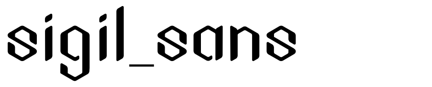 Preview Sigil_Sans