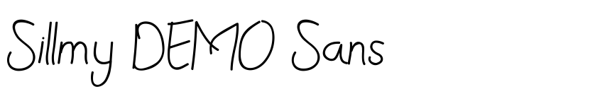 Preview Sillmy DEMO Sans