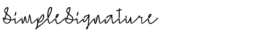 Preview SimpleSignature