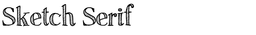 Preview Sketch Serif
