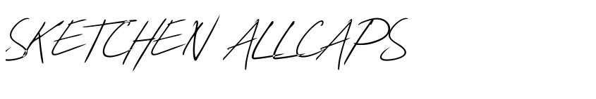 Preview Sketchen Allcaps