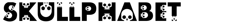Font skullphabet by Unknown