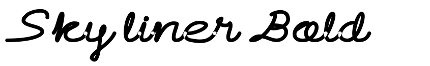 Font Sky liner Bold by weknow © (weknow.deviantart.com)