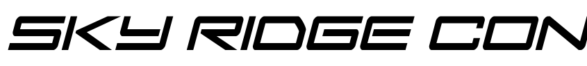 Preview Sky Ridge Condensed Italic