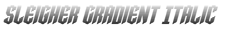 Preview Sleigher Gradient Italic