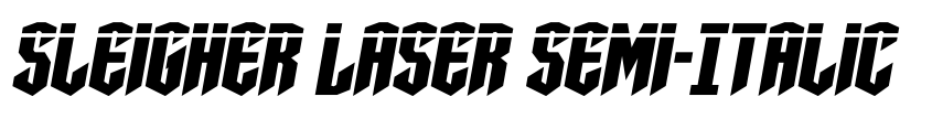 Preview Sleigher Laser Semi-Italic