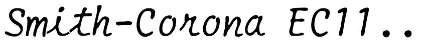 Preview Smith-Corona EC1100 Script