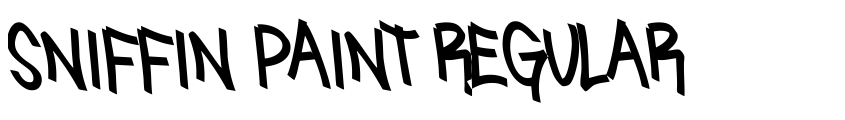 Preview Sniffin Paint Regular