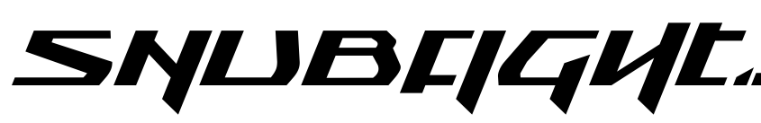 Preview Snubfighter Expanded Italic