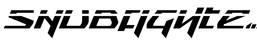Preview Snubfighter Phaser Italic